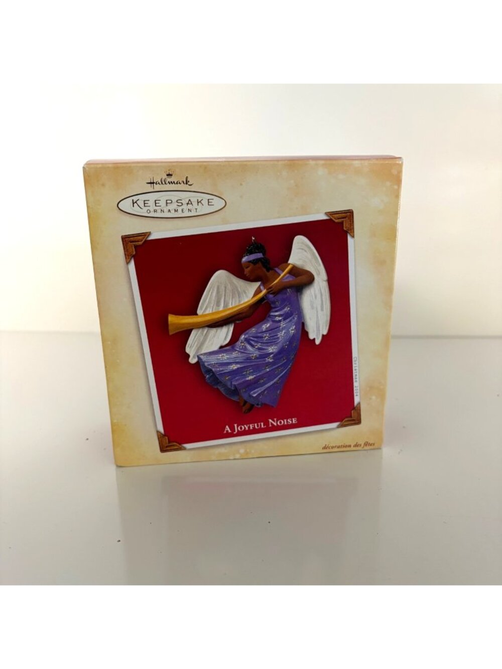 Hallmark Keepsake Ornament A Joyful Noise 2004 Angel Playing Horn Handcrafted
